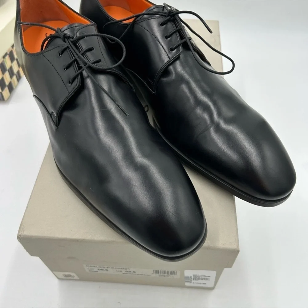 Men’s Santoni, shiny leather dress Oxford size 12 made in Italy